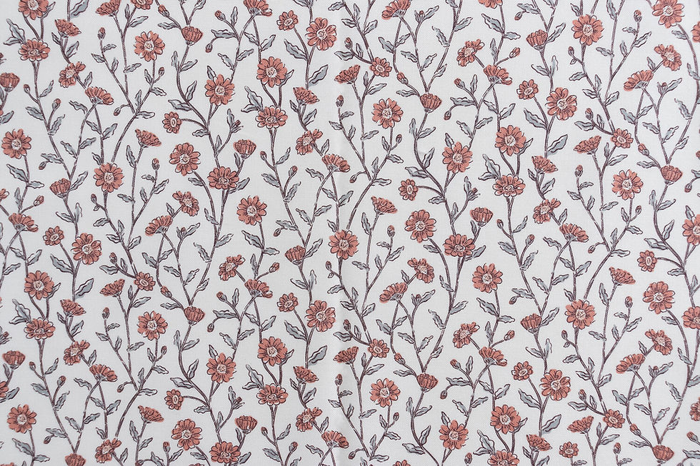 Thumbnail: Orange Garden Fabric