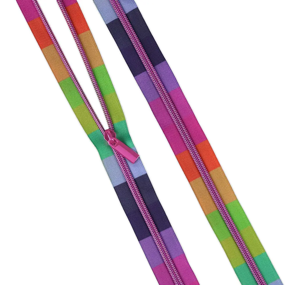 Tula Pink Smooth Sailing Nylon Coil Zippers - size #5