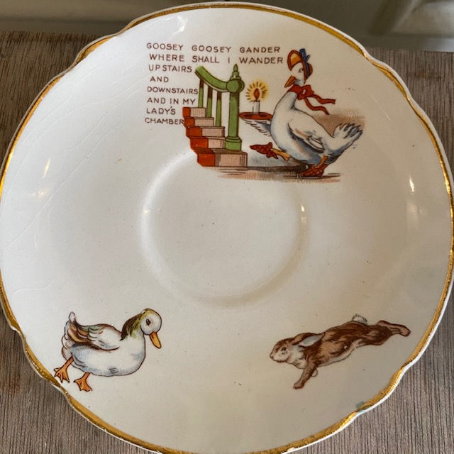 Thumbnail: Vintage child’s nursery rhyme tea set