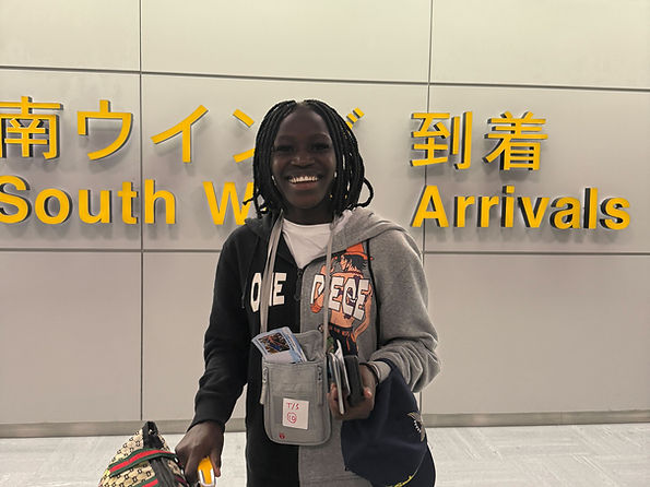 South Sudanese women's softball players come to Japan