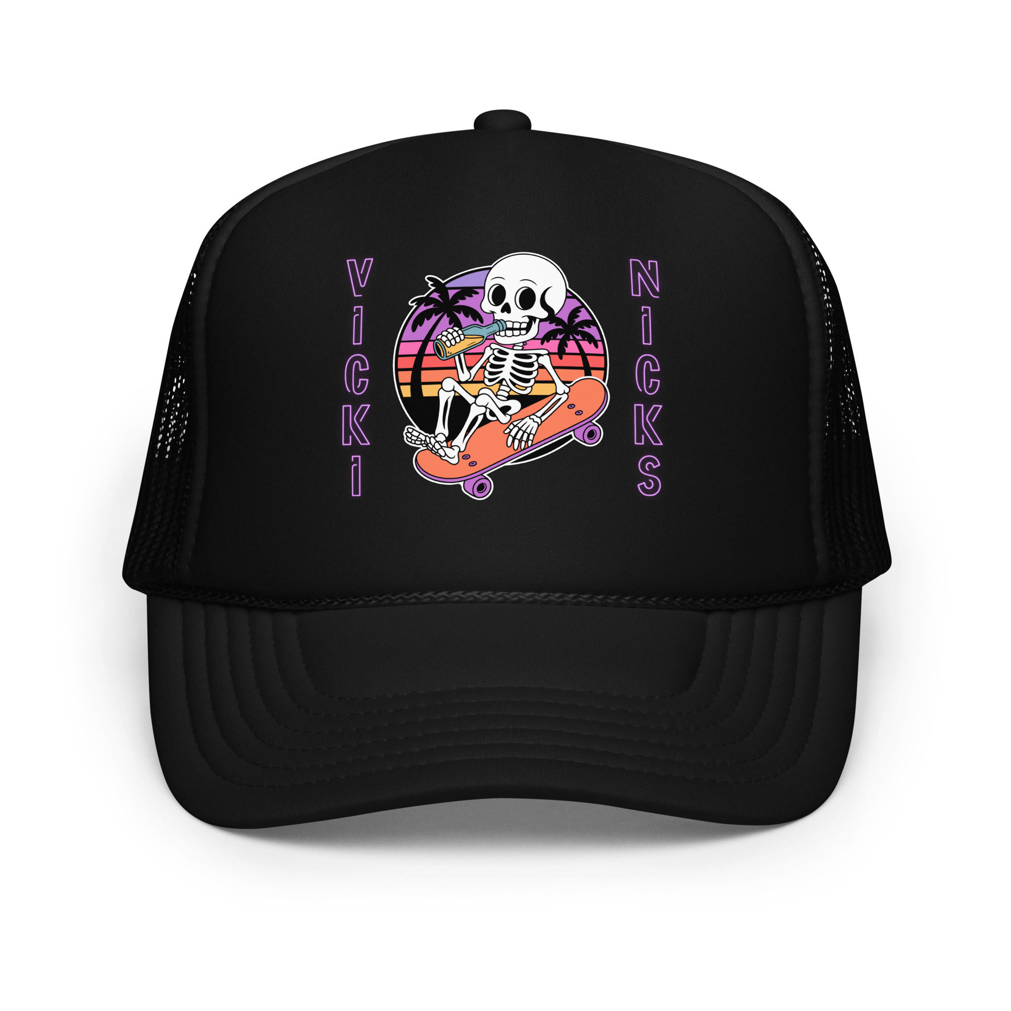 Skatin' Sips Foam Trucker Hat