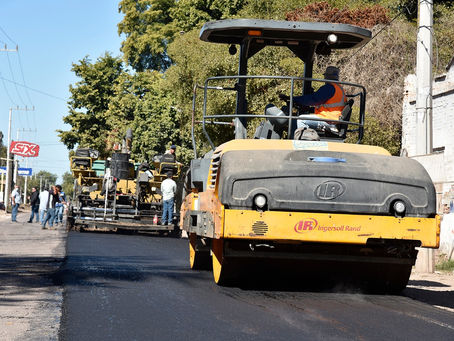 Inician trabajos de re encarpetado integral de la carretera Villa de Ahome a San José de Ahome.