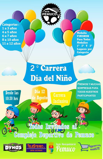 Segunda Carrera MTB día del niño 2017