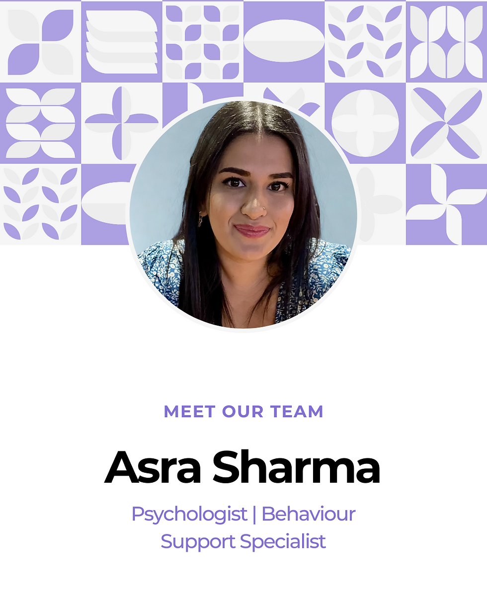 Meet Our Team - Asra Sharma