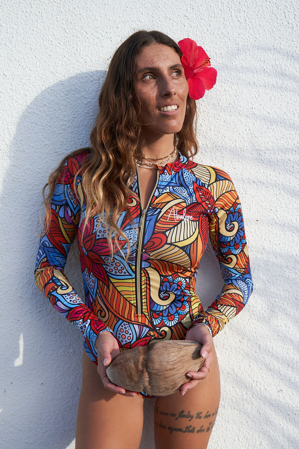 Thumbnail: Serena - Eco-friendly Surfsuit - Floral
