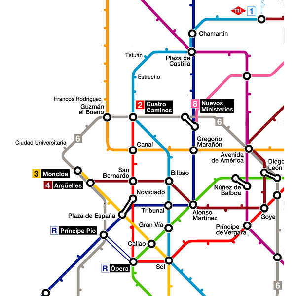 Entregamos en estas estaciones del metro de Madrid