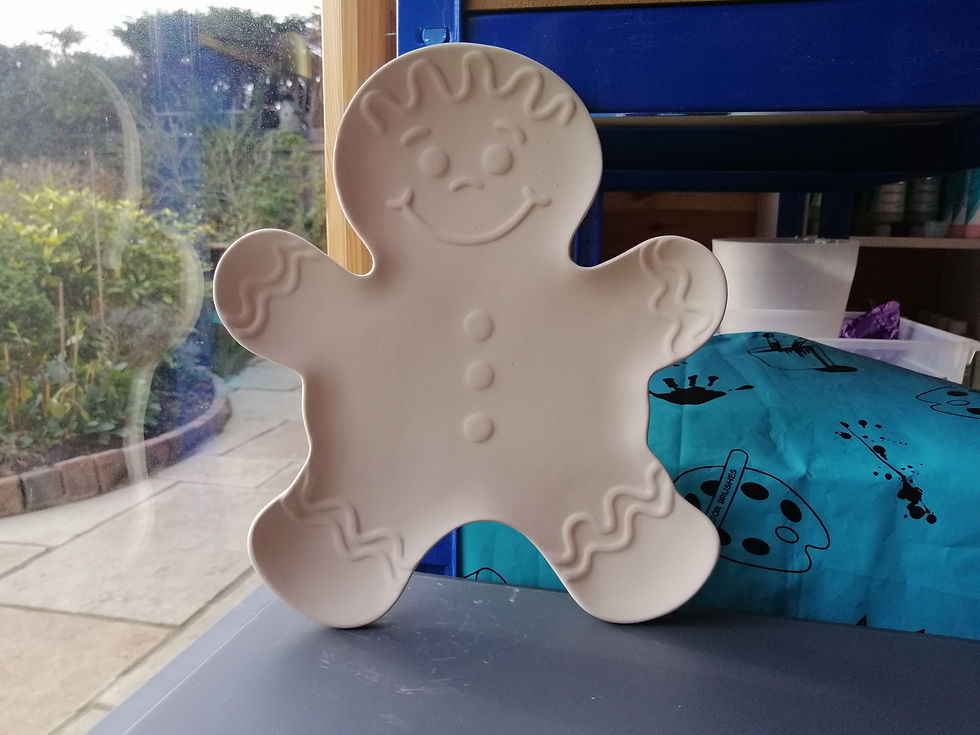 Gingerbread Man Plate