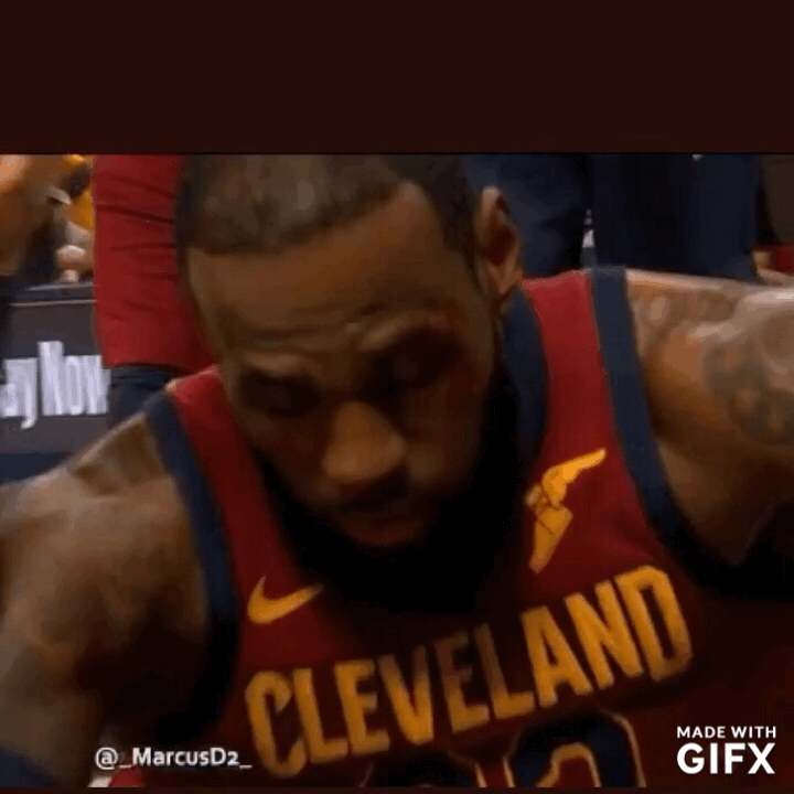 Is LeBron getting beat up too much?