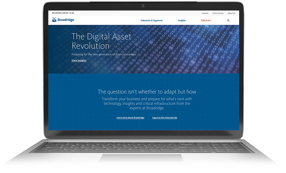 Broadridge Website Design