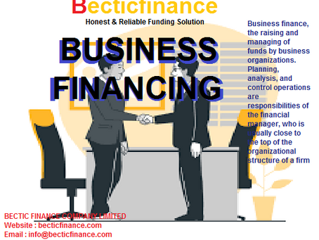 WHAT IS BUSINESS FINANCING?