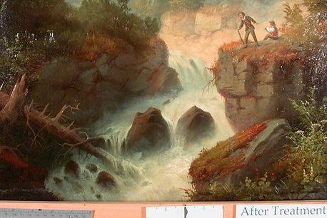 19th Century American, Unknown Artist, painting treatment