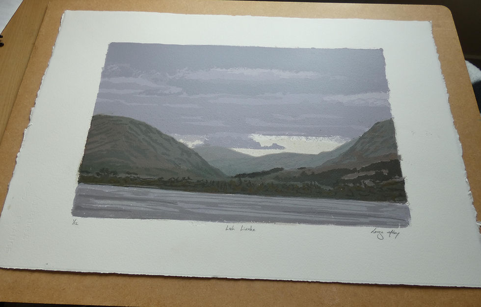 Thumbnail: Loch Linnhe Screen Print