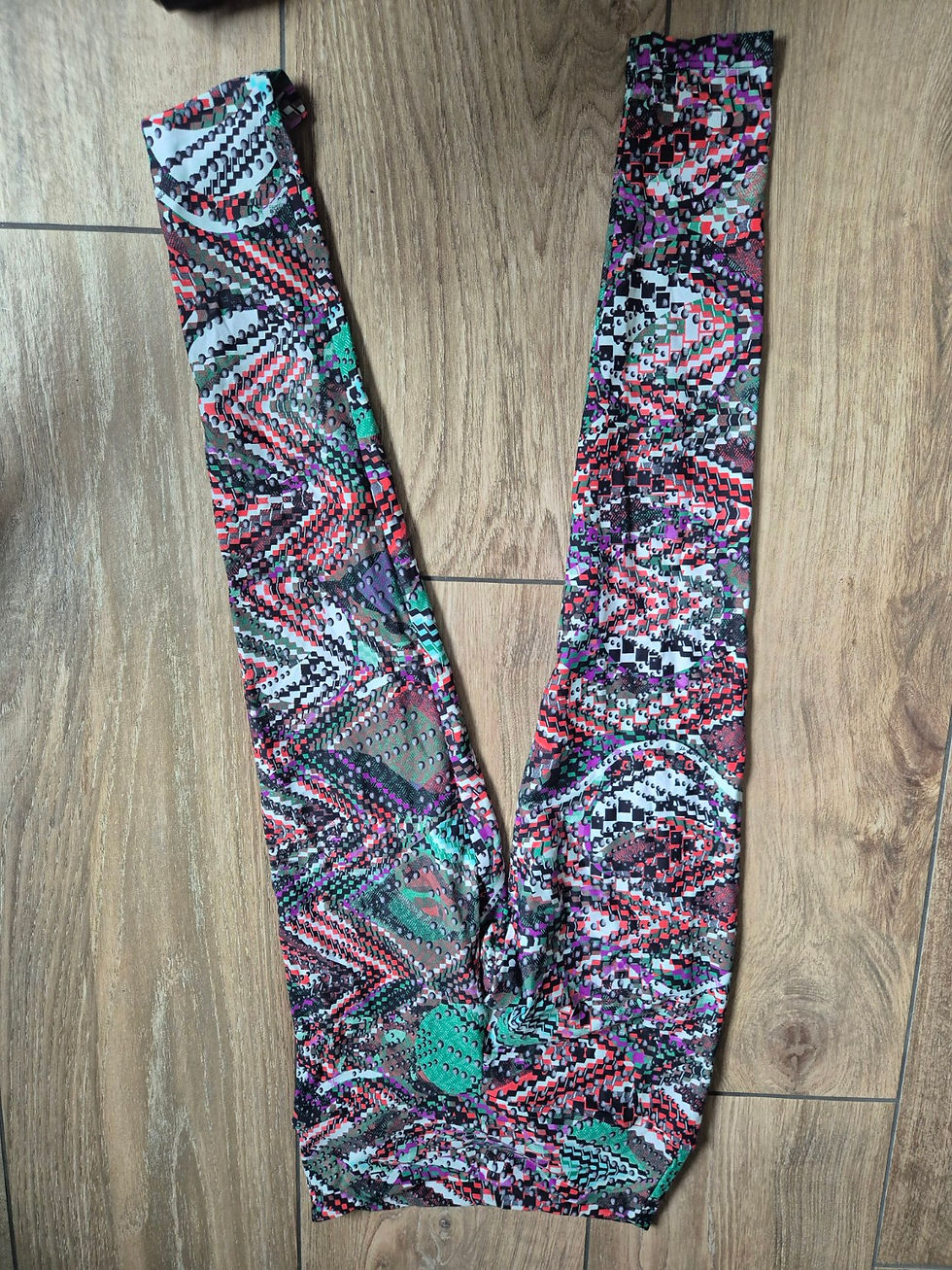 Leggings Colour Zigzag Long, Originalfoto