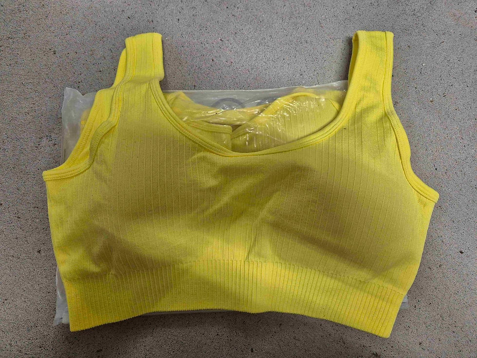 Damen Sporttop Gelb Gr. XL