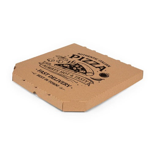 Miniatúra: Pizza krabica hnedá 100 ks