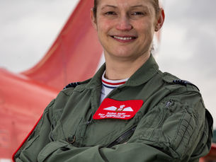 New Officer Commanding of the Red Arrows is Wing Commander Sasha Nash