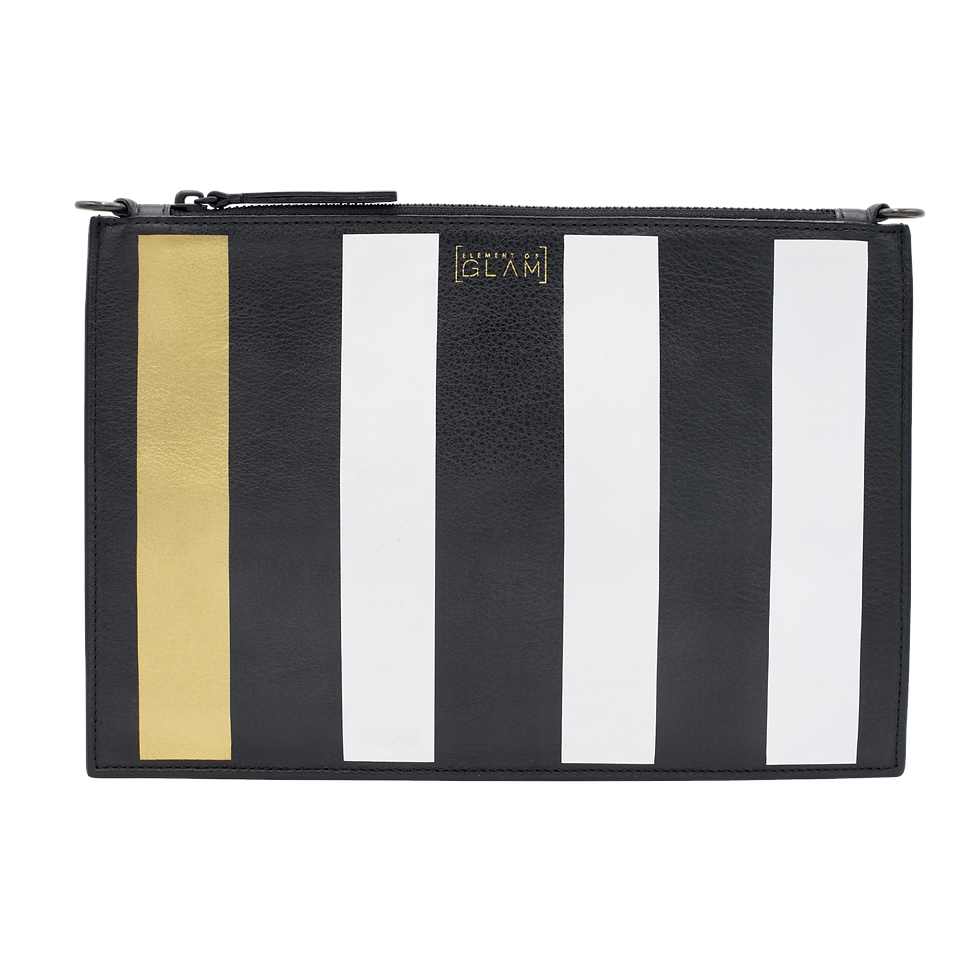Thumbnail: LINEAR crossbody clutch | one gold