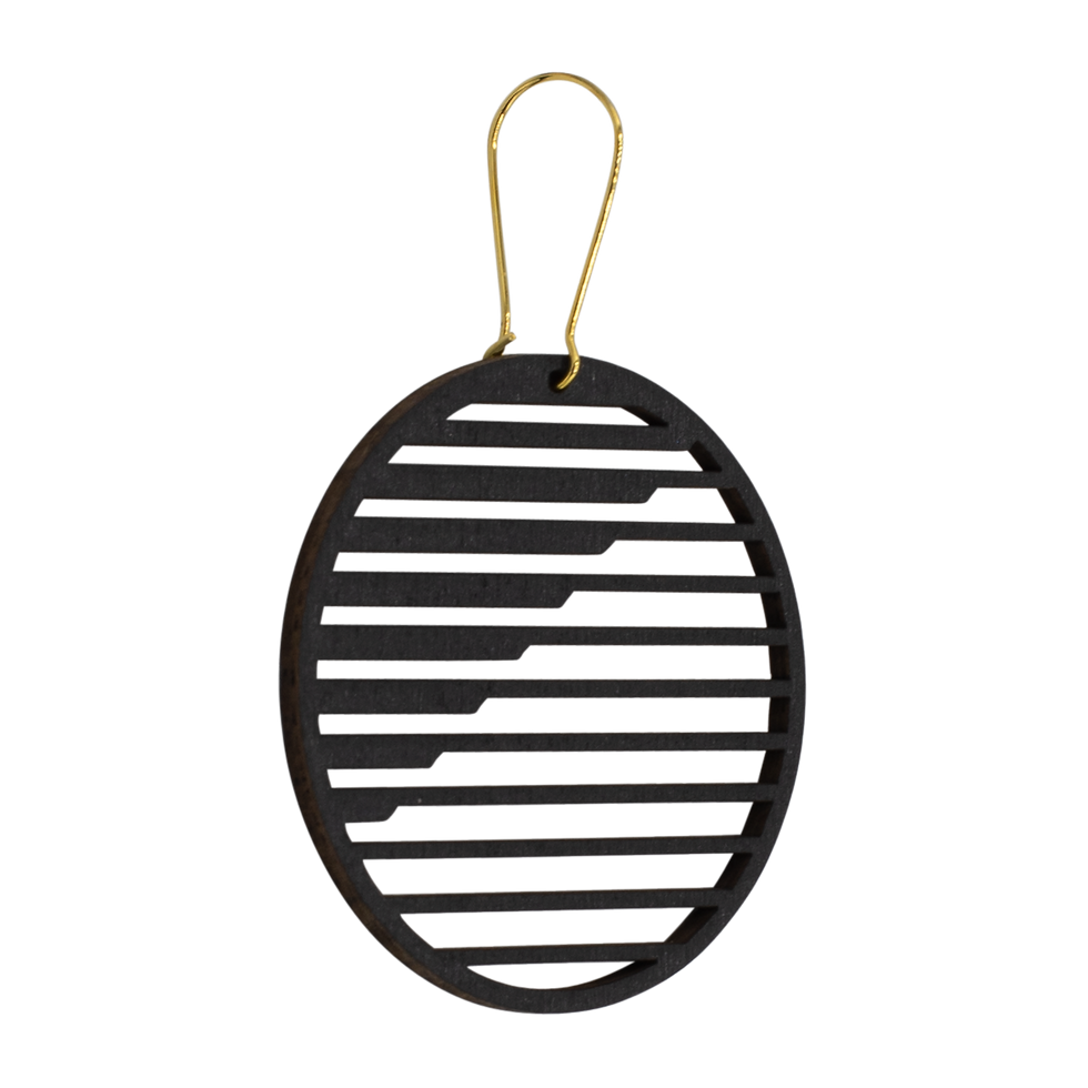 Thumbnail: THE STRIPES earrings | black