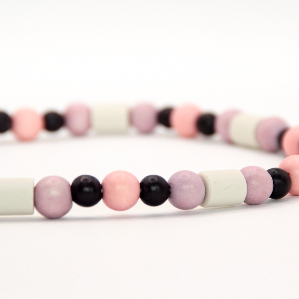 EM-Keramik Halsband "Lavender Moon" – Natürlicher Zeckenschutz für Hunde