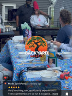 Review from a great family party celebrating with interactive mobile grill entertainment in Michigan.