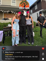 5-star catering review for a large graduation party event featuring live private chef entertainment in Michigan.