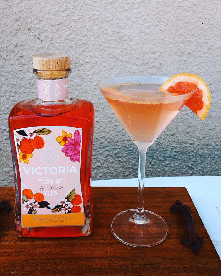 Victoria Orange Blossom / Rose Hip & Grapefruit Gin Cocktail