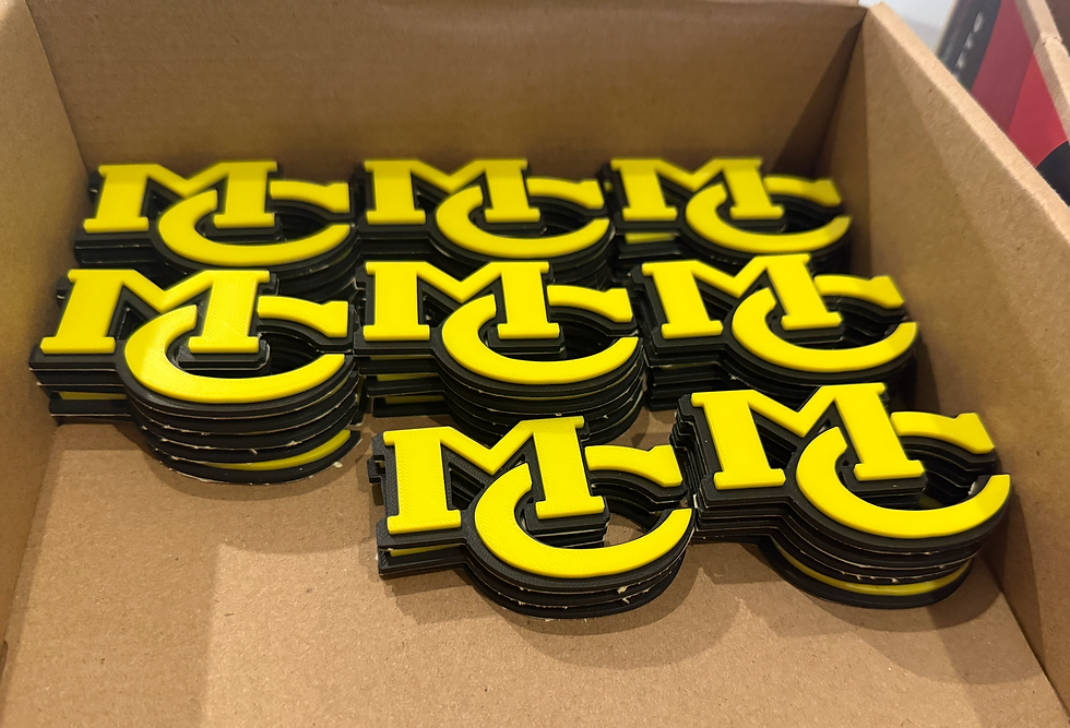 Thumbnail: 3D Baseball/Softball Helmet Logo (10 Pack)