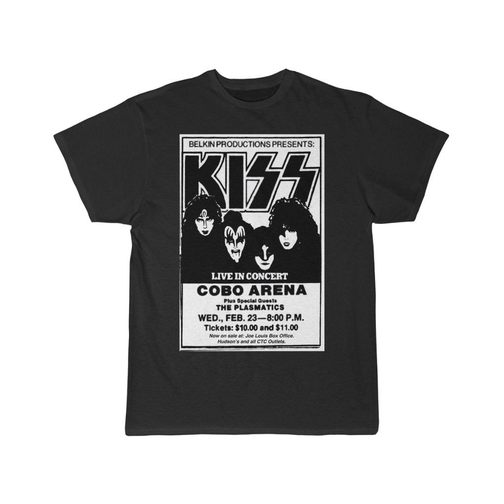 KISS Creatures Of The Night / Plasmatics Detroit Ad Short Sleeve Tee T Shirt