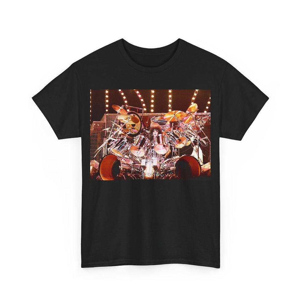 Thumbnail: KISS Eric Carr On The Dums Unisex Short Sleeve T Shirt