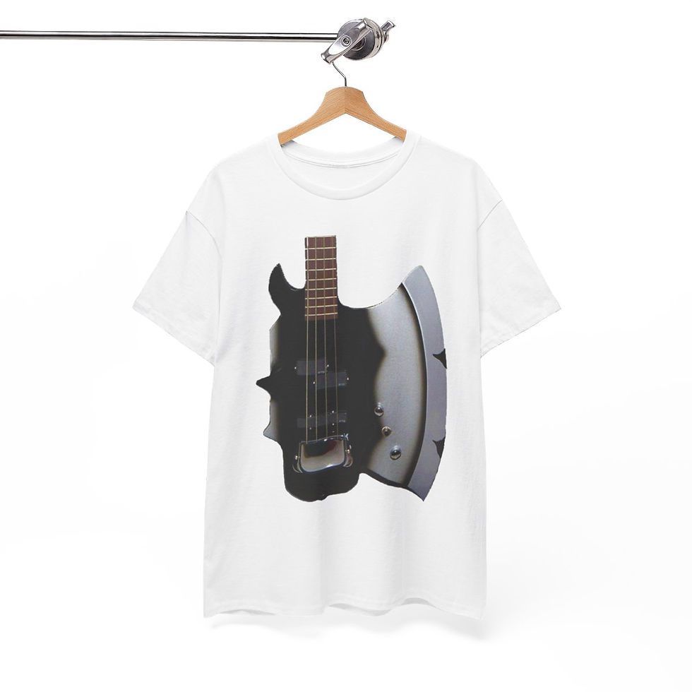 Thumbnail: KISS Gene Simmons' Signature AXE Bass Guitar Men's Short Sleeve T Shirt