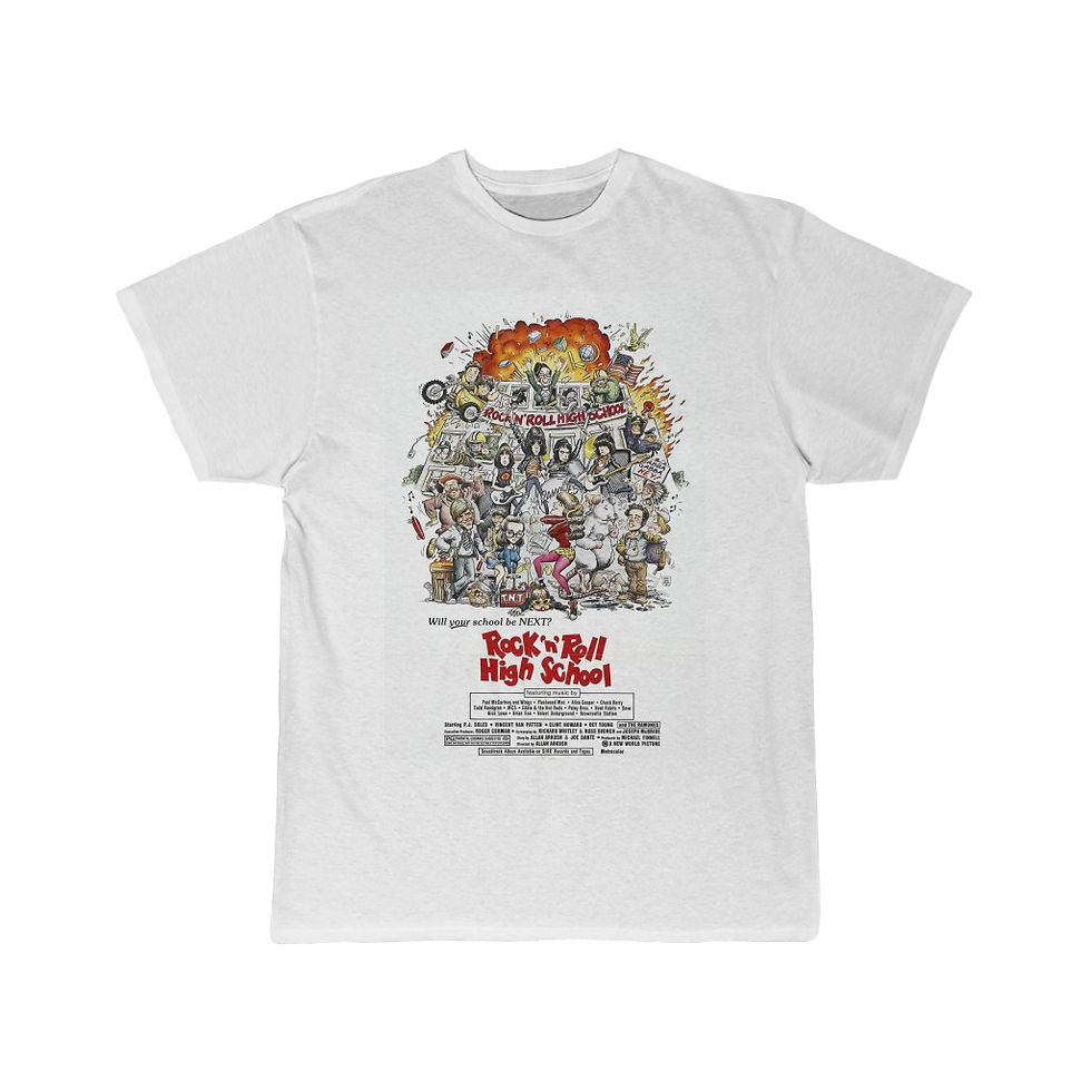 Thumbnail: Rock And Roll High School Movie Poster Ramones Men's Short Sleeve Tee