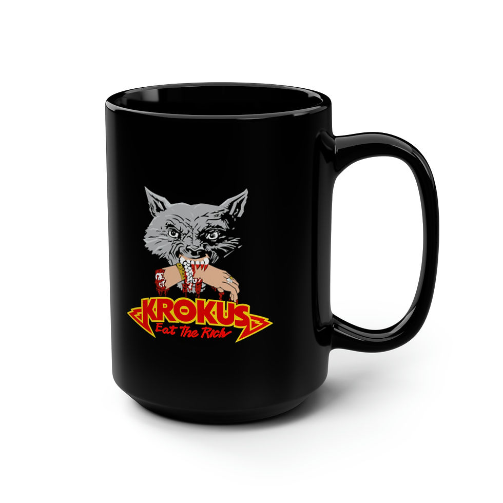 Thumbnail: Krokus Eat the Rich  Black Mug 15oz