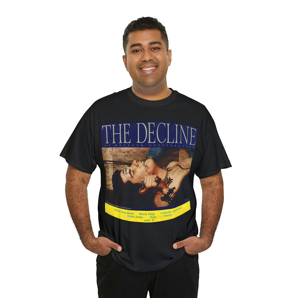 Thumbnail: The Decline of Western Civilization pt 1 Punk Rock Unisex Heavy Cotton Tee