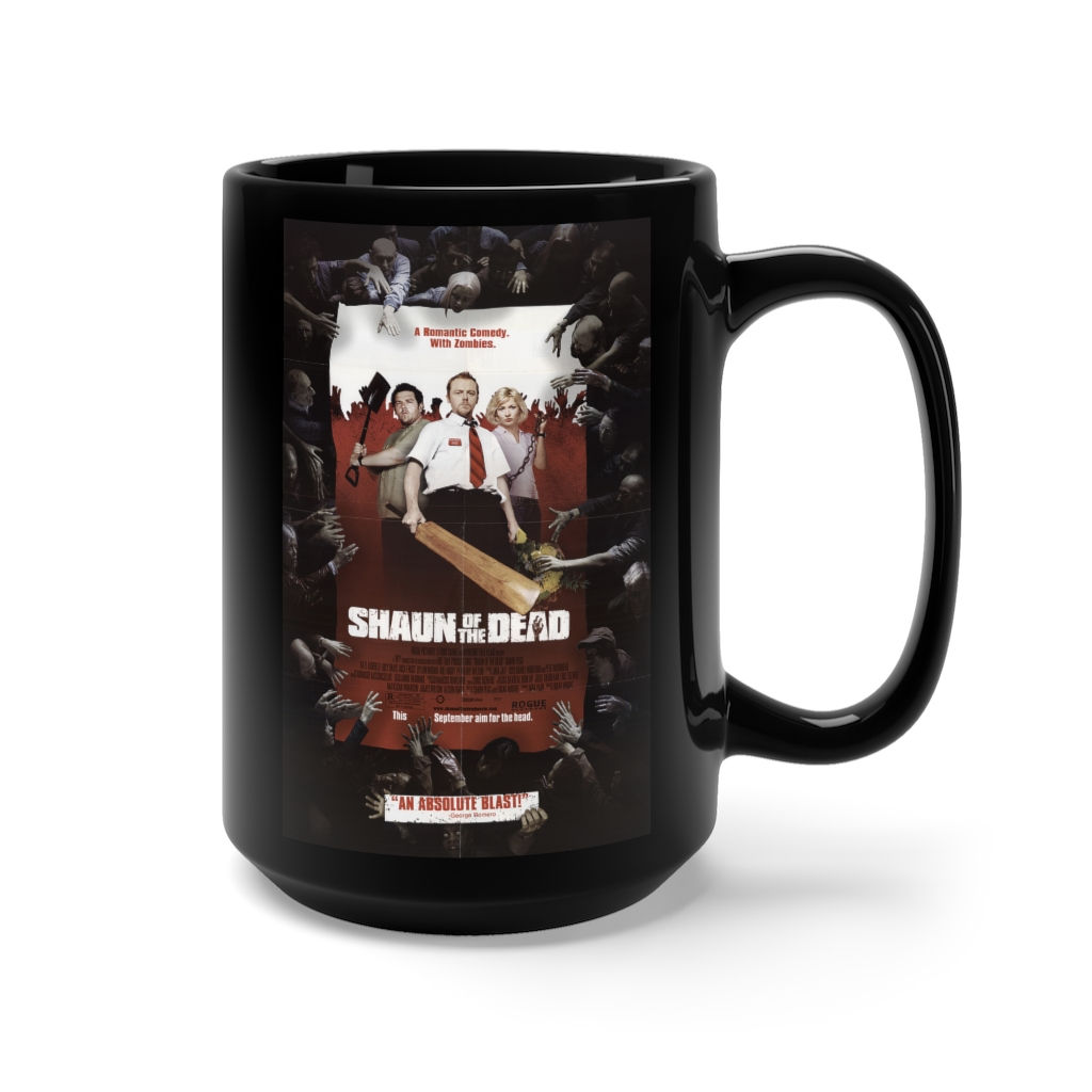 Shaun Of The Dead Poster Black Mug 15oz