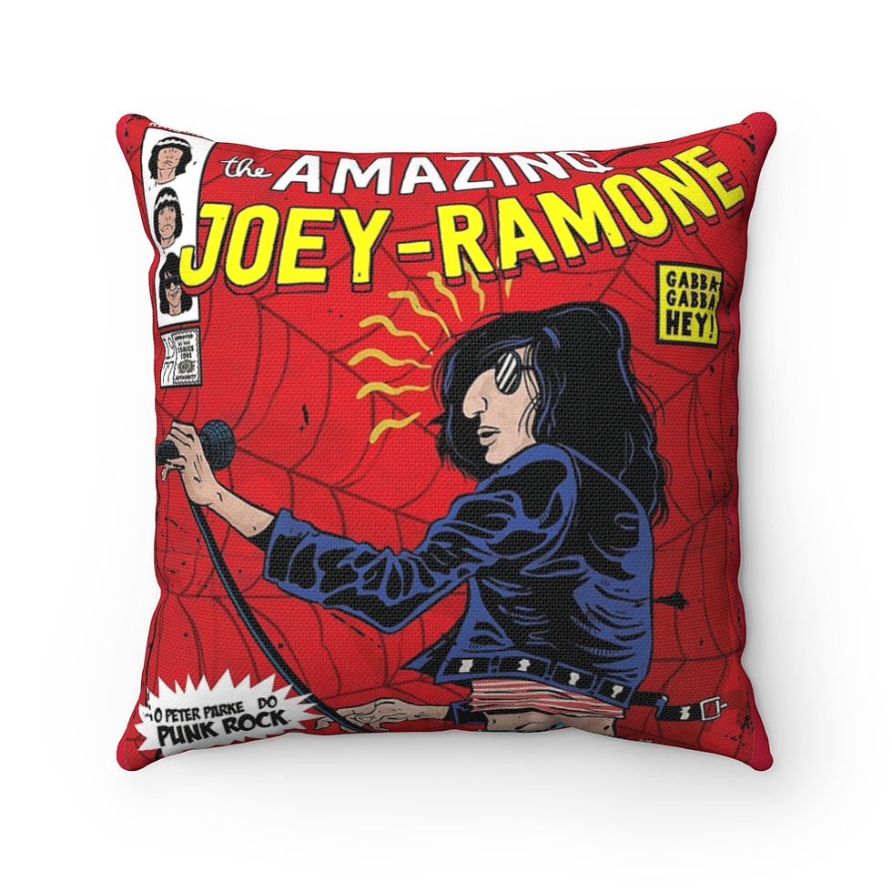 Thumbnail: The Amazing Joey Ramone Pillow Spun Polyester Square Pillow gift