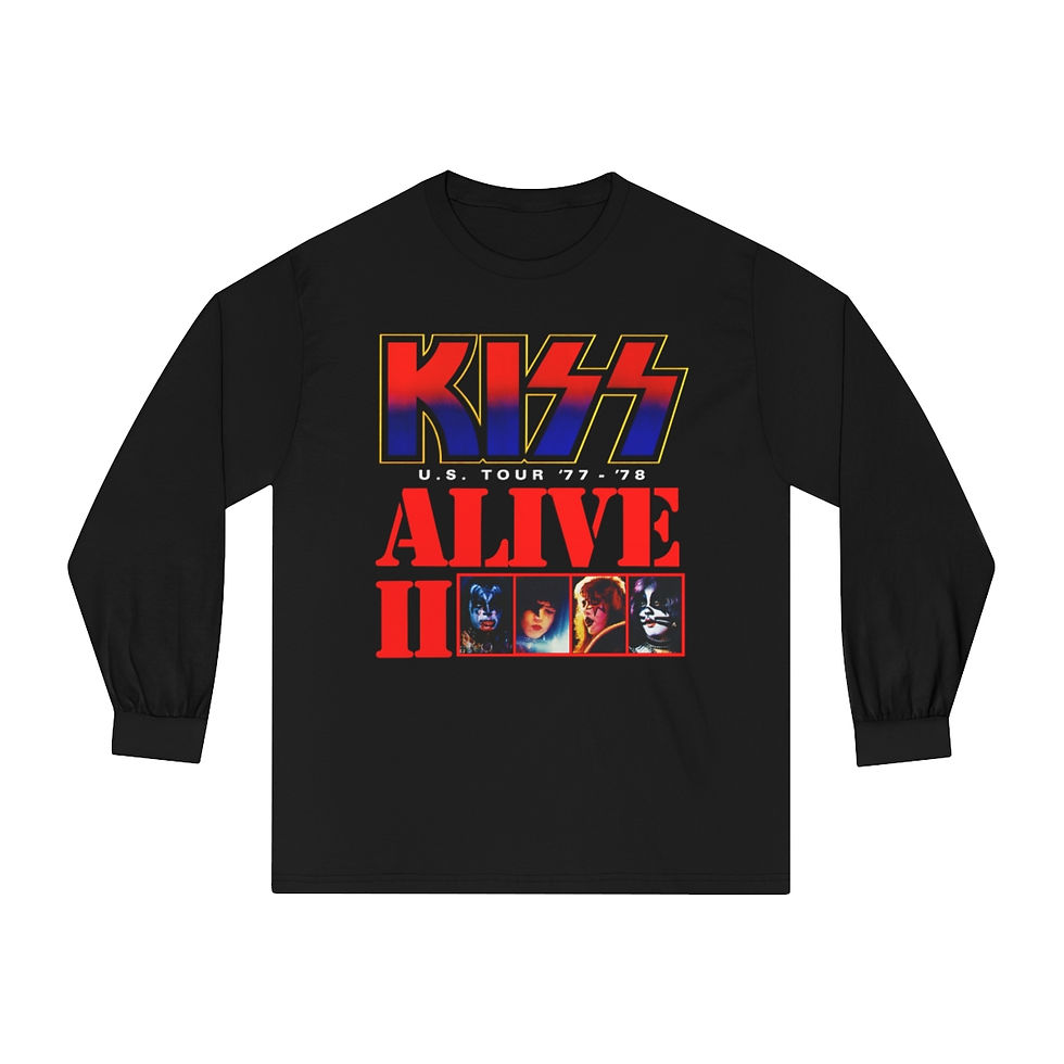 Thumbnail: KISS Alive 2 u.s.Tour '77-'78 Unisex Classic Long Sleeve T-Shirt