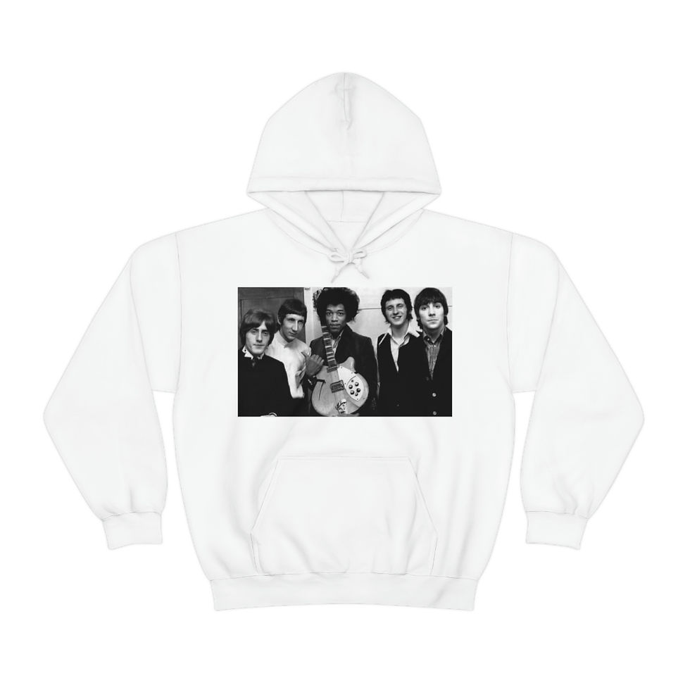 Thumbnail: Jimi Hendrix with The Who 1970 Unisex Heavy Blend™ Hooded Sweatshirt