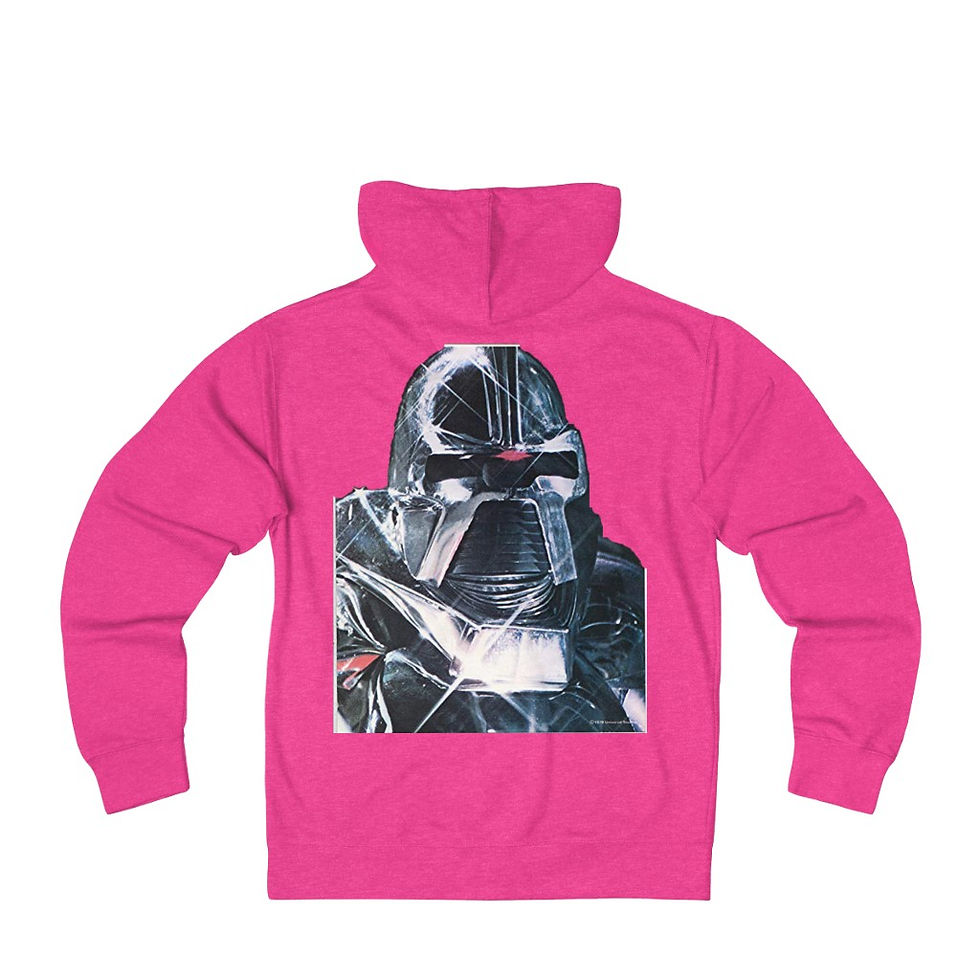 Thumbnail: Battlestar Galactica Cylon  Unisex French Terry Zip Hoodie