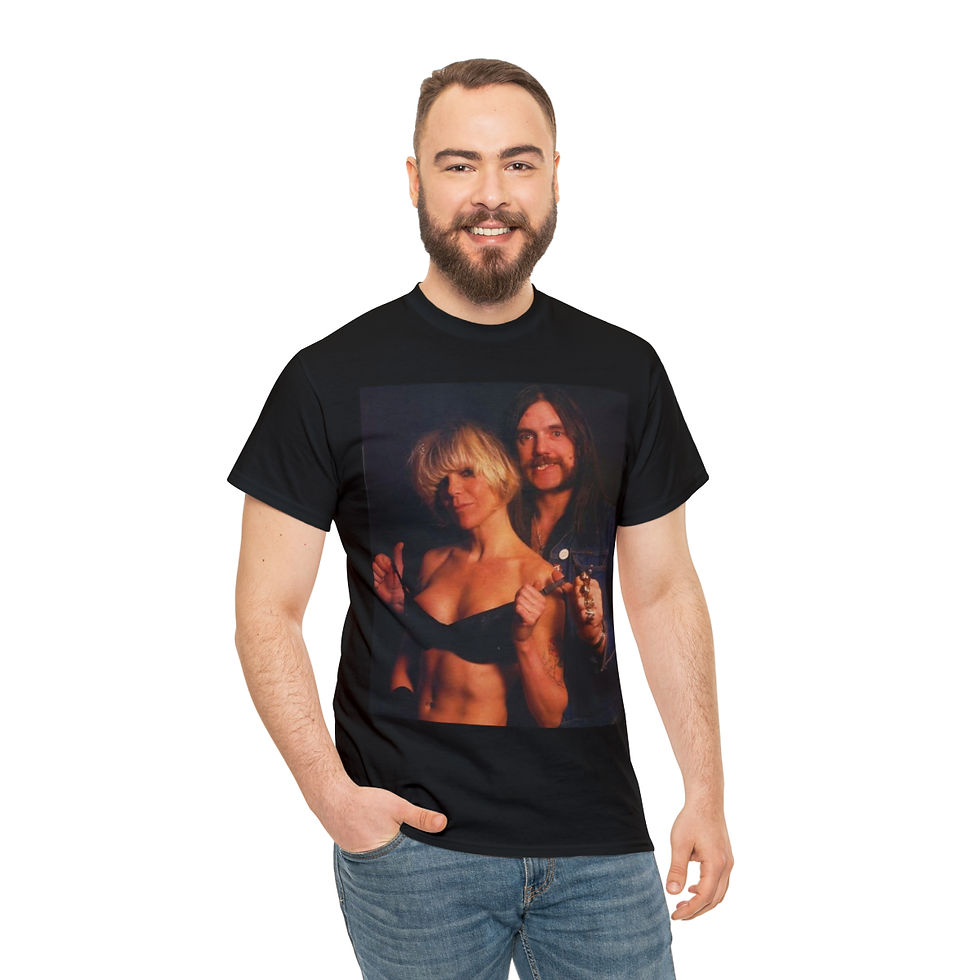 Thumbnail: Plasmatics WENDY O Williams and LEMMY of Motorhead Unisex Heavy Cotton Tee