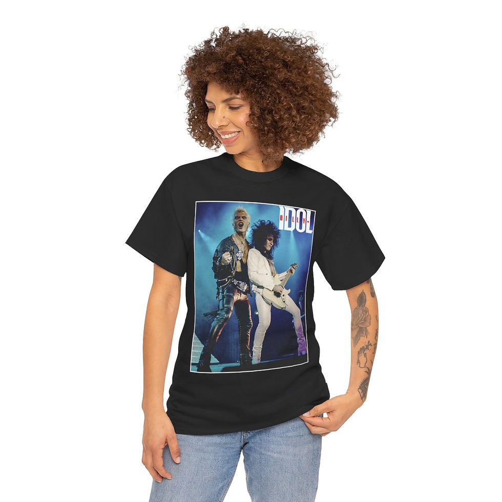 Thumbnail: Billy Idol and Steve Stevens  Unisex Short Sleeve T Shirt