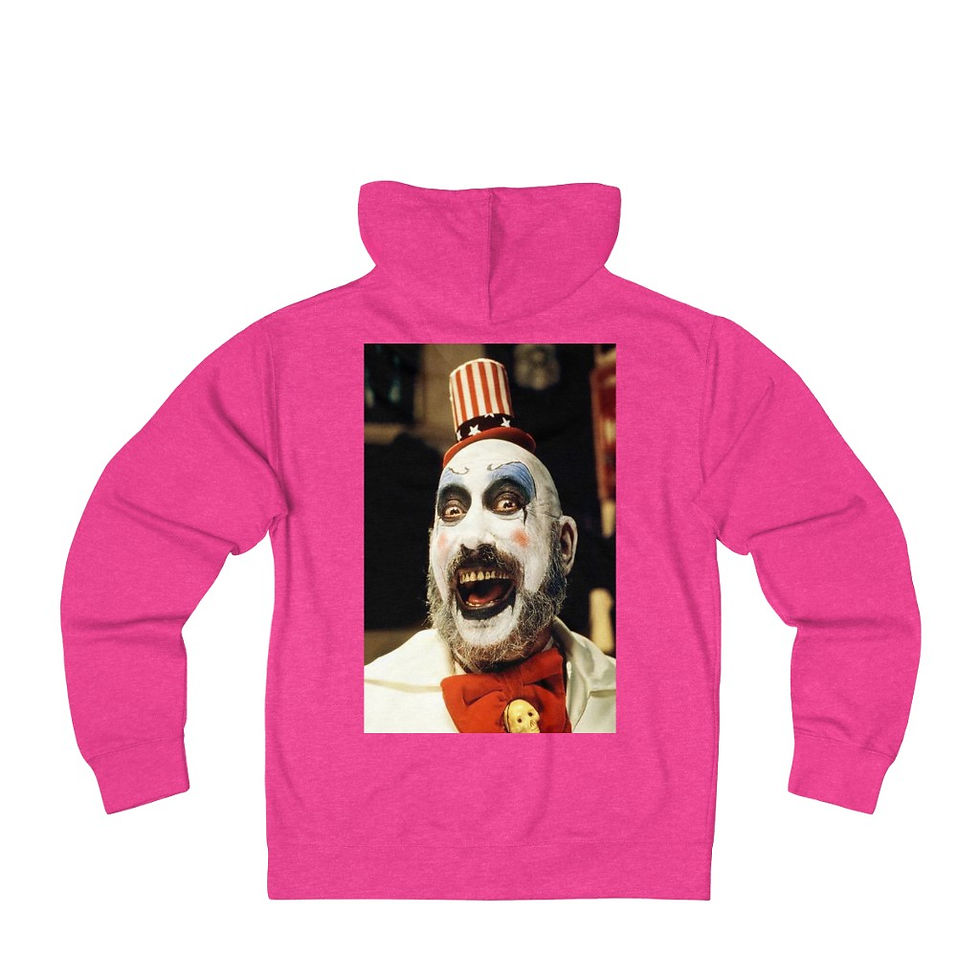 Thumbnail: Captain Spaulding House of 1000 Corpses Unisex French Terry Zip Hoodie
