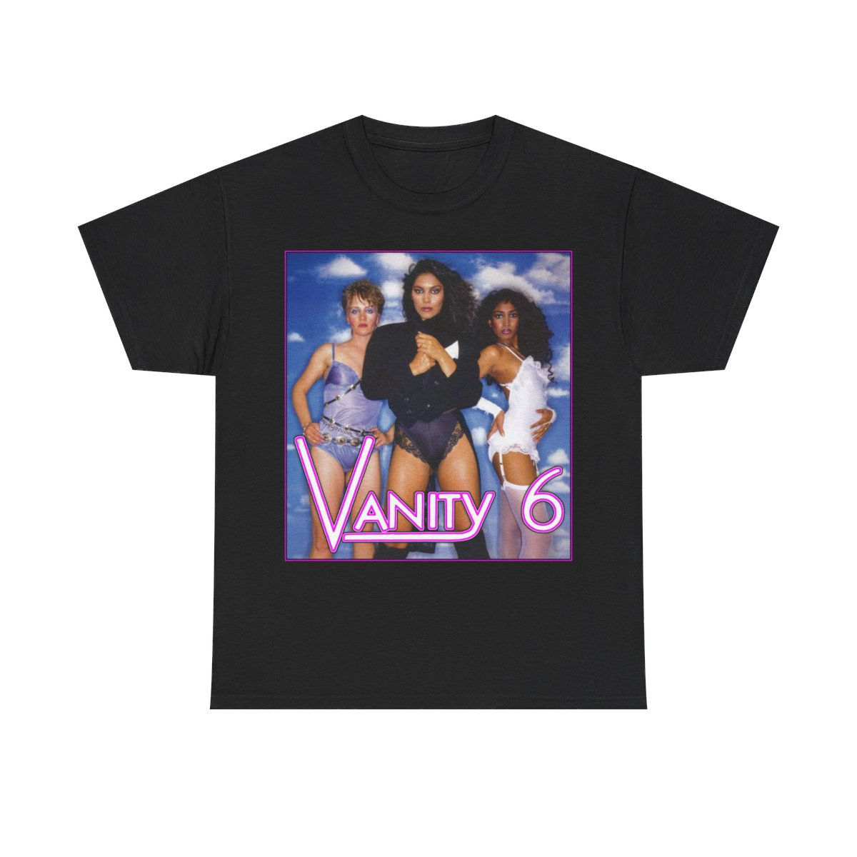 Vanity 6 clouds Short Sleeve Tee
