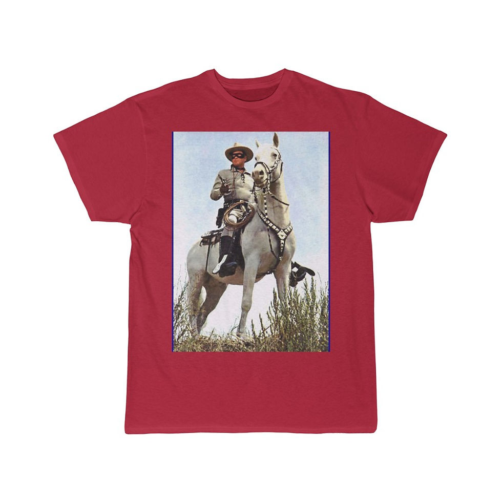 Thumbnail: The Lone Ranger And Sliver Men's Short Sleeve Tee