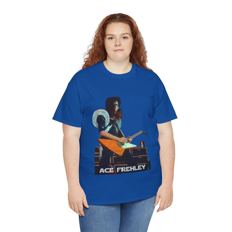 Thumbnail: ACE FREHLEY rare shot with explorer Short Sleeve Tee