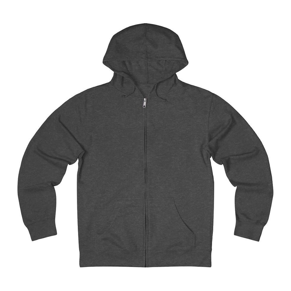 Thumbnail: Star Trek TNG Cast Silhouette Unisex French Terry Zip Hoodie