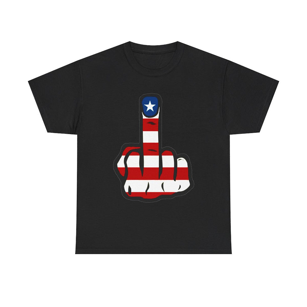 Thumbnail: American middle finger Short Sleeve Tee