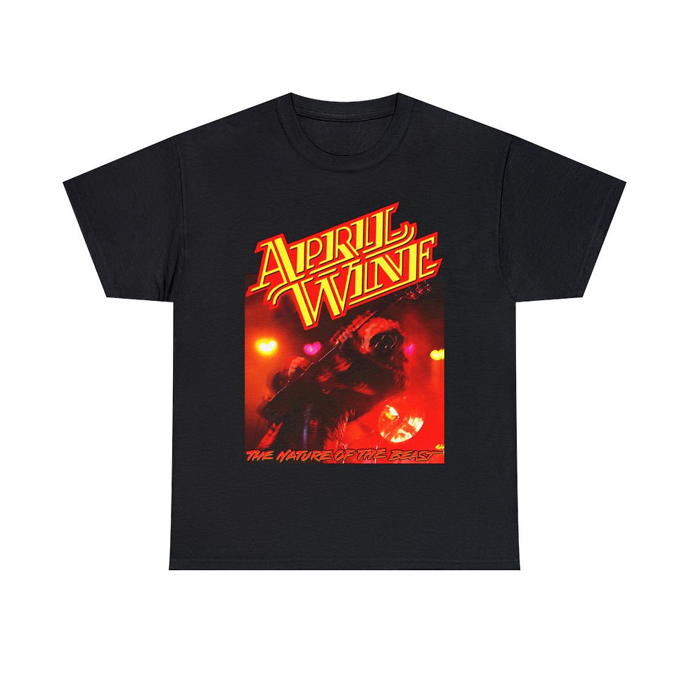 Thumbnail: April Wine Nature Of The Beast Unisex Heavy Cotton Tee