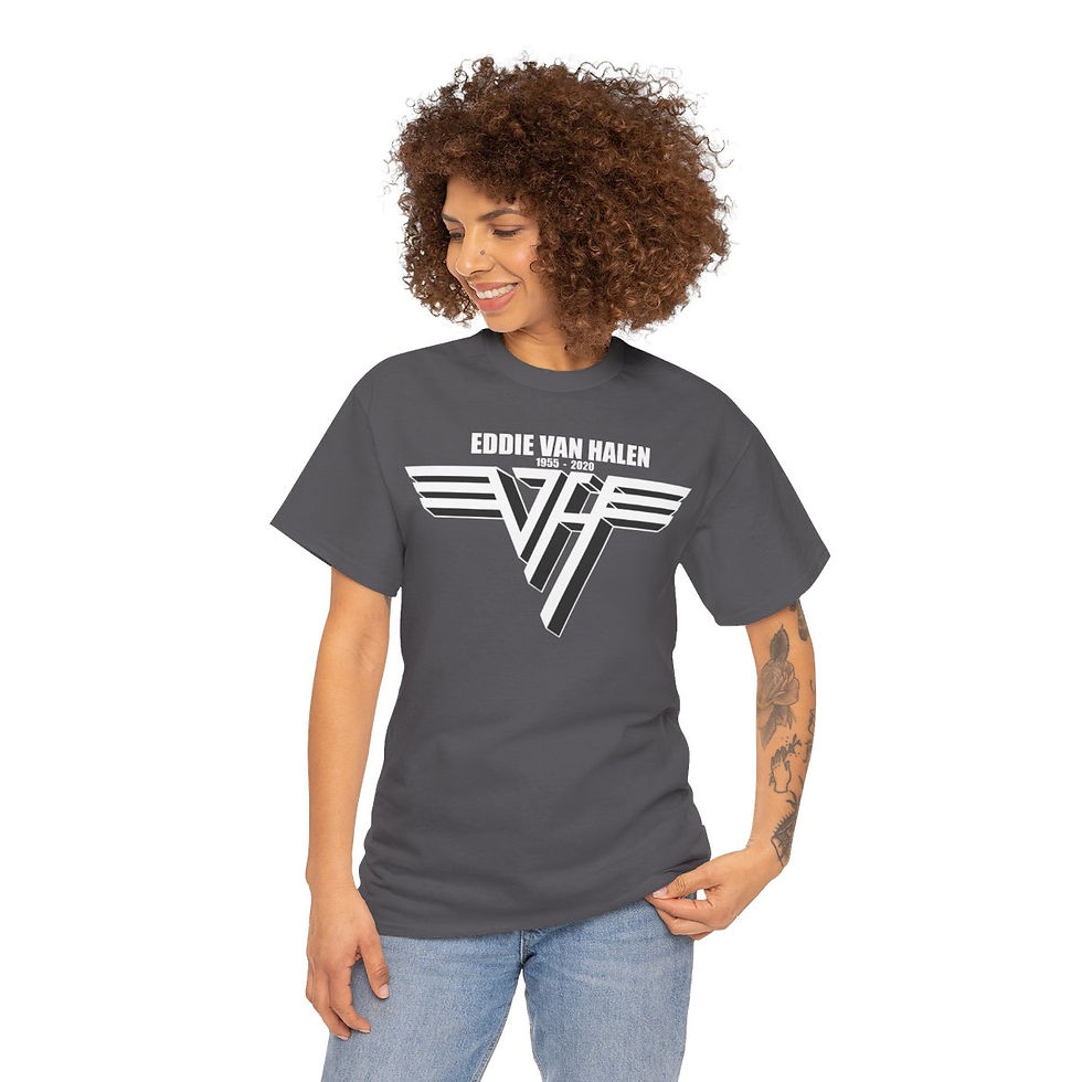 Thumbnail: Eddie Van Halen VH 1955 - 2020 RIP  Unisex Short Sleeve Tee