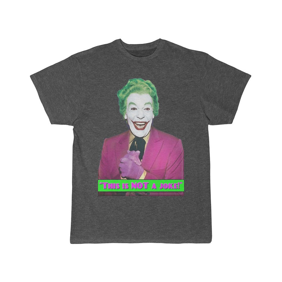 Thumbnail: BATMAN 1966 TV Show The Joker Headshot Short Sleeve Tee