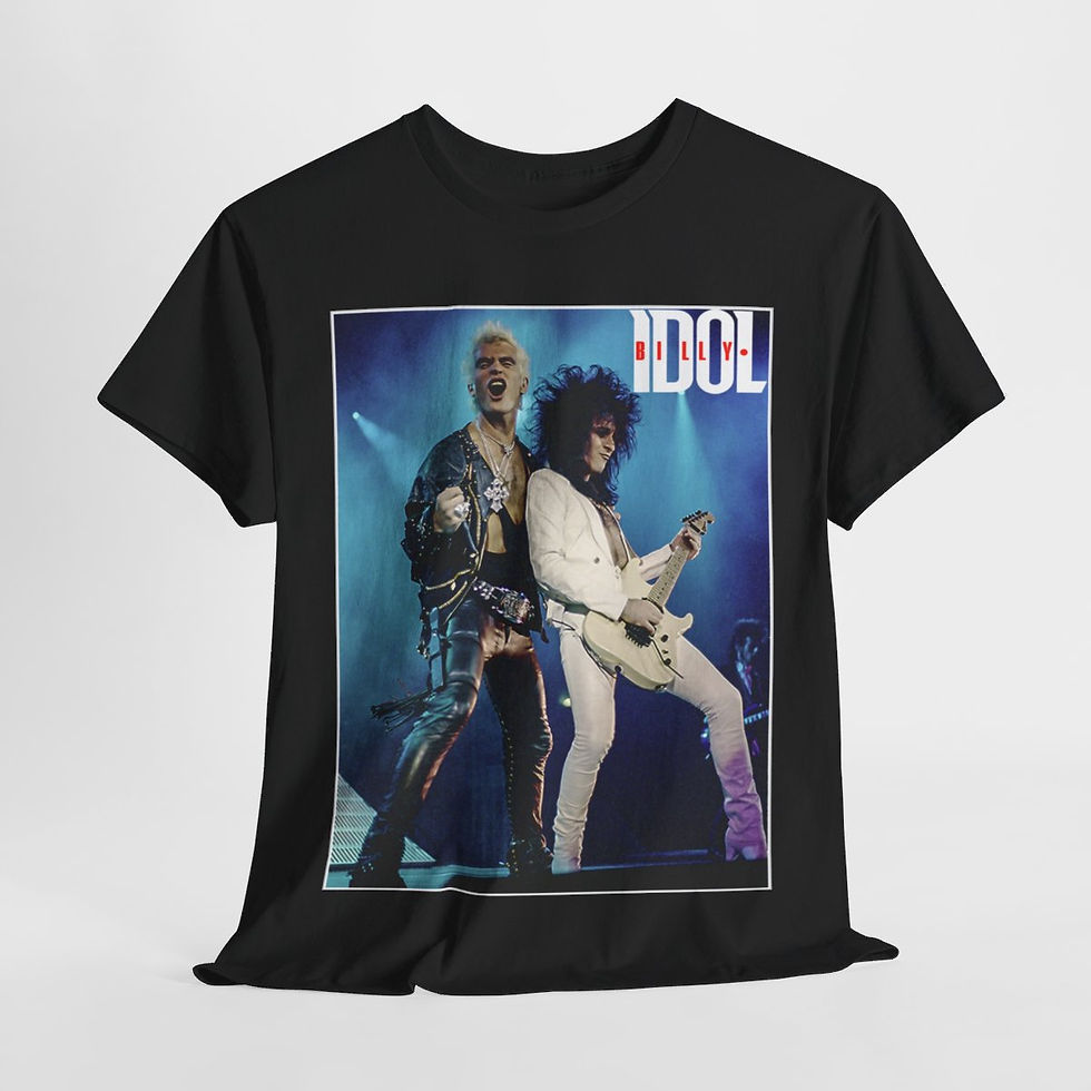 Thumbnail: Billy Idol and Steve Stevens  Unisex Short Sleeve T Shirt